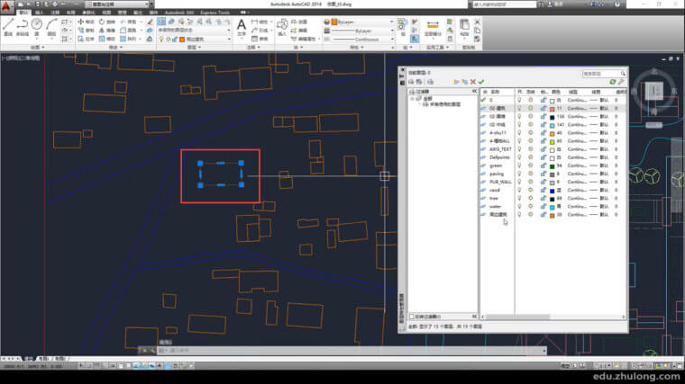 小清新建筑彩平图，CAD/AI/PS高效协同_3