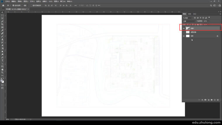 小清新建筑彩平图，CAD/AI/PS高效协同_9