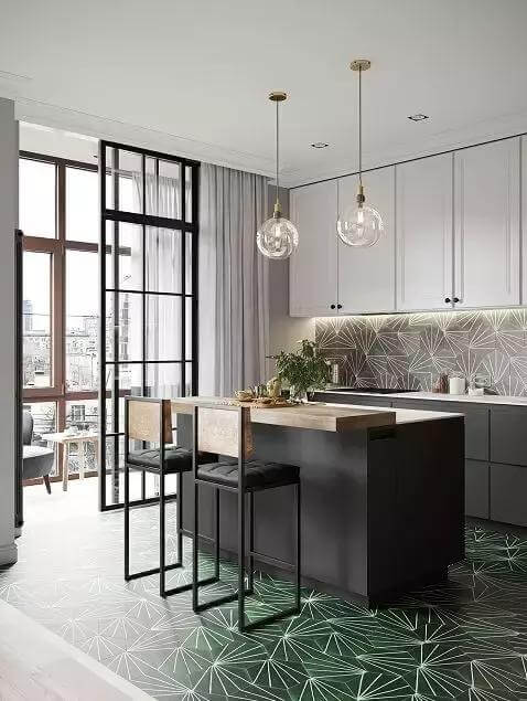 阳台隔断门，都流行这样装了