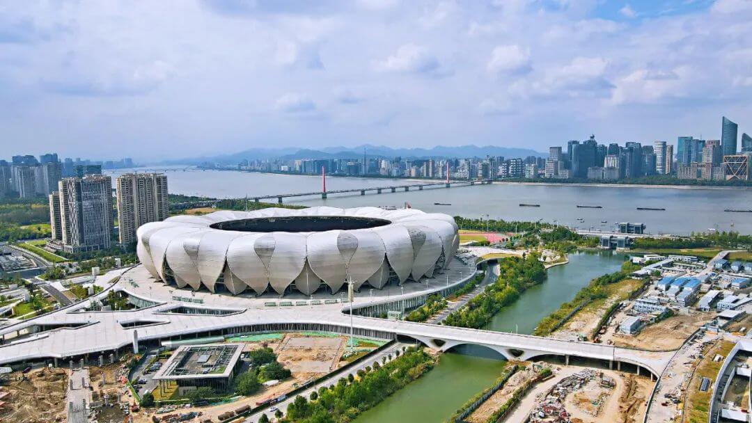 一睹位于钱塘江南岸的“大莲花”风采！