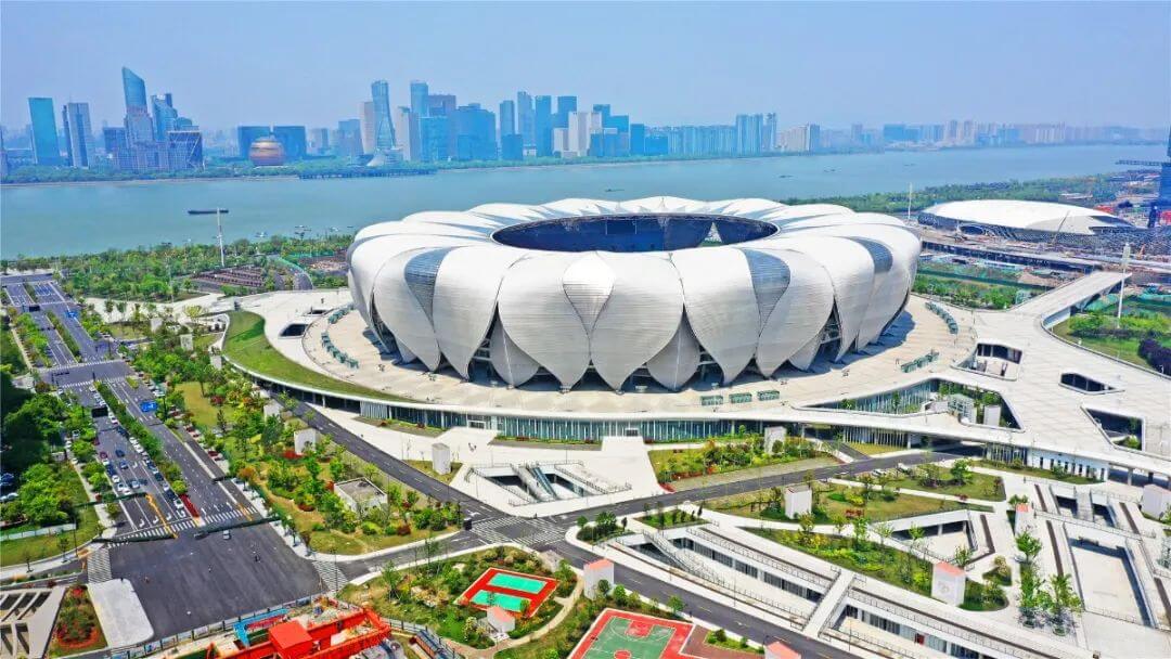 一睹位于钱塘江南岸的“大莲花”风采！